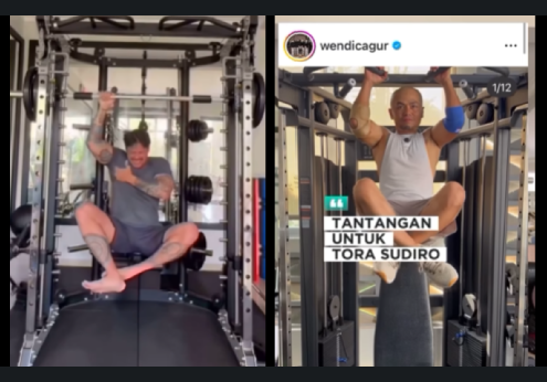 Tora Sudiro Penuhi Challenge Wendi Cagur