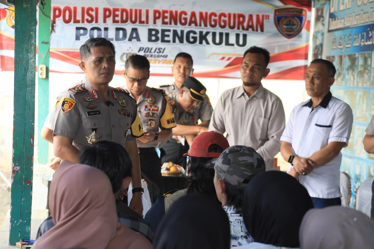 Kapolda Bengkulu Gelar Program Quick Wins POLIRAN, Serap Aspirasi Pengangguran di Bengkulu Tengah